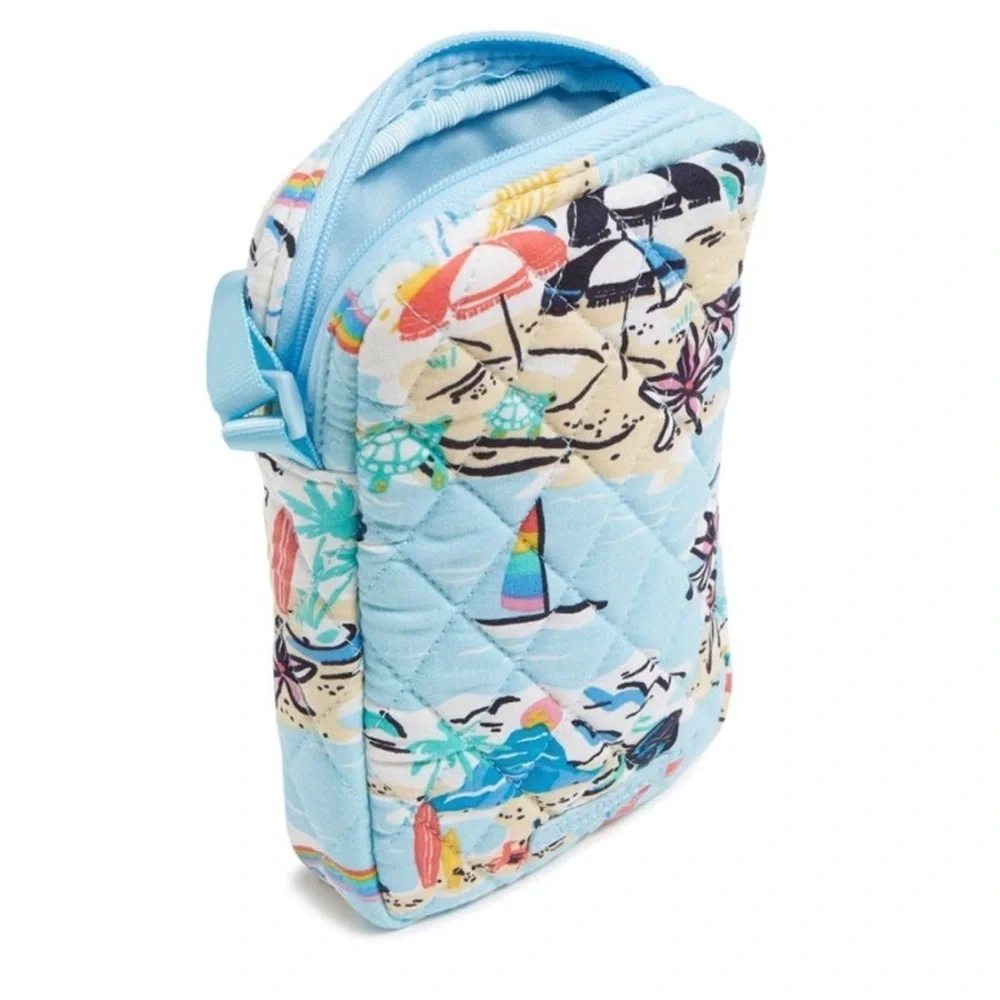 Vera Bradley Women’s Outlet Cotton Easy Crossbody Beach Treasures NWT - Picture 1 of 7